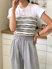 Striped Tube Top